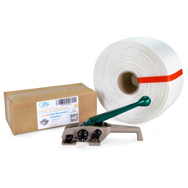 Idl Packaging 1/2" Professional Cord Strapping Kit, 3900 Ft. Tensioner WCSK.12.3900 - main